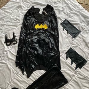 Bat woman and man costumes